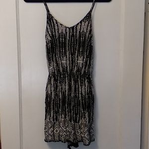 Black and White Romper